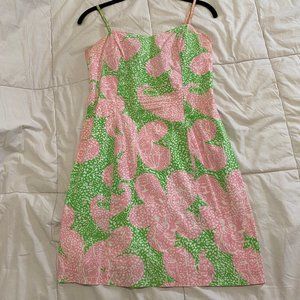 Lilly Pulitzer Limeade Pink and Green Dress